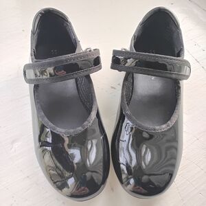 Girls' Black Patent Mary Jane Tap Shoes